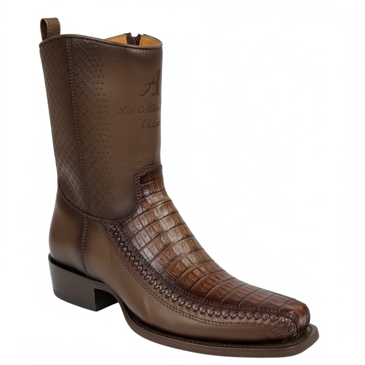 Portugal Caiman Boots 7x Square Toe