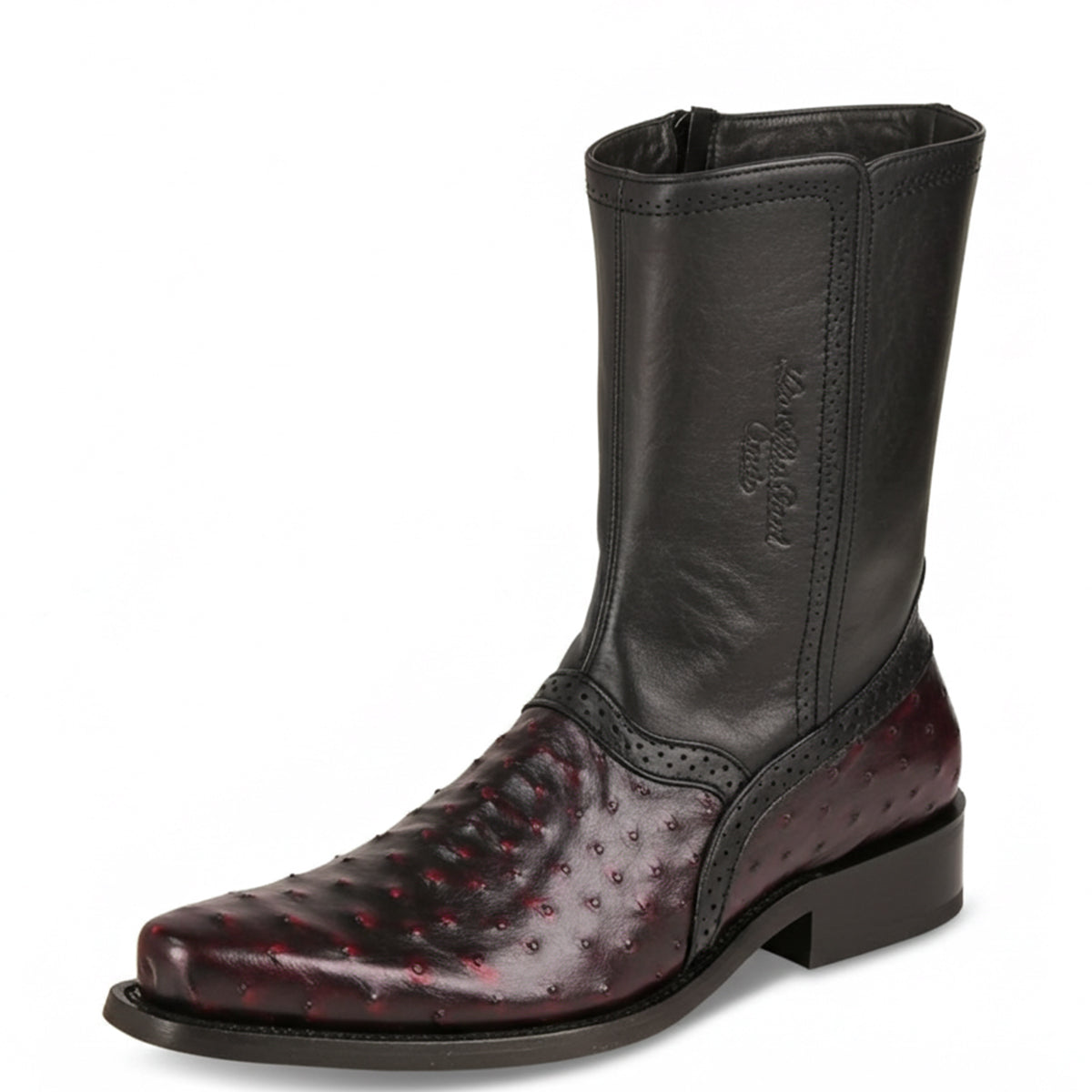 Men's Ostrich Dress Boots