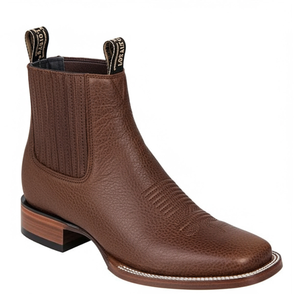 Rage Walnut Brown Square Toe Boots