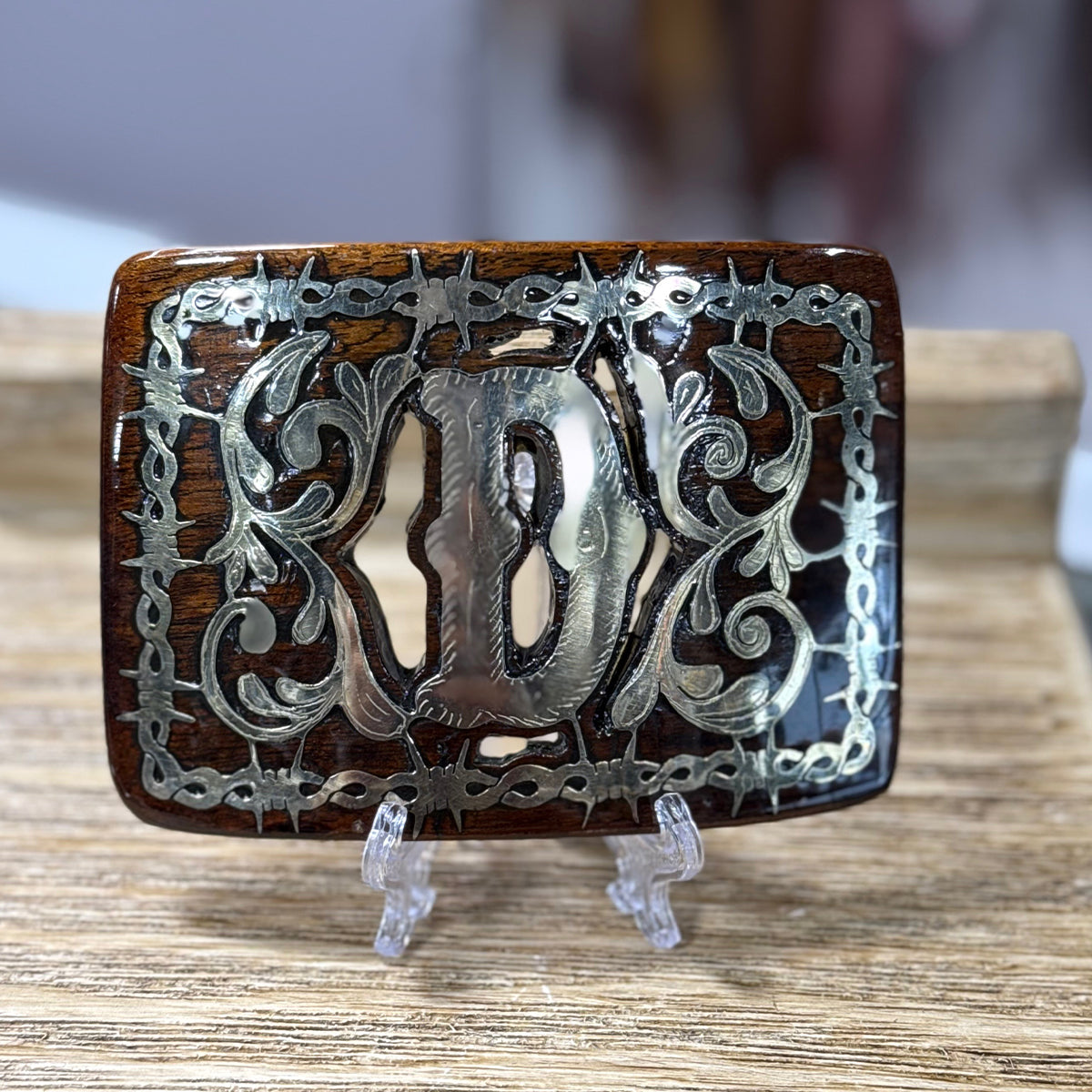 Handmade Western D Buckle