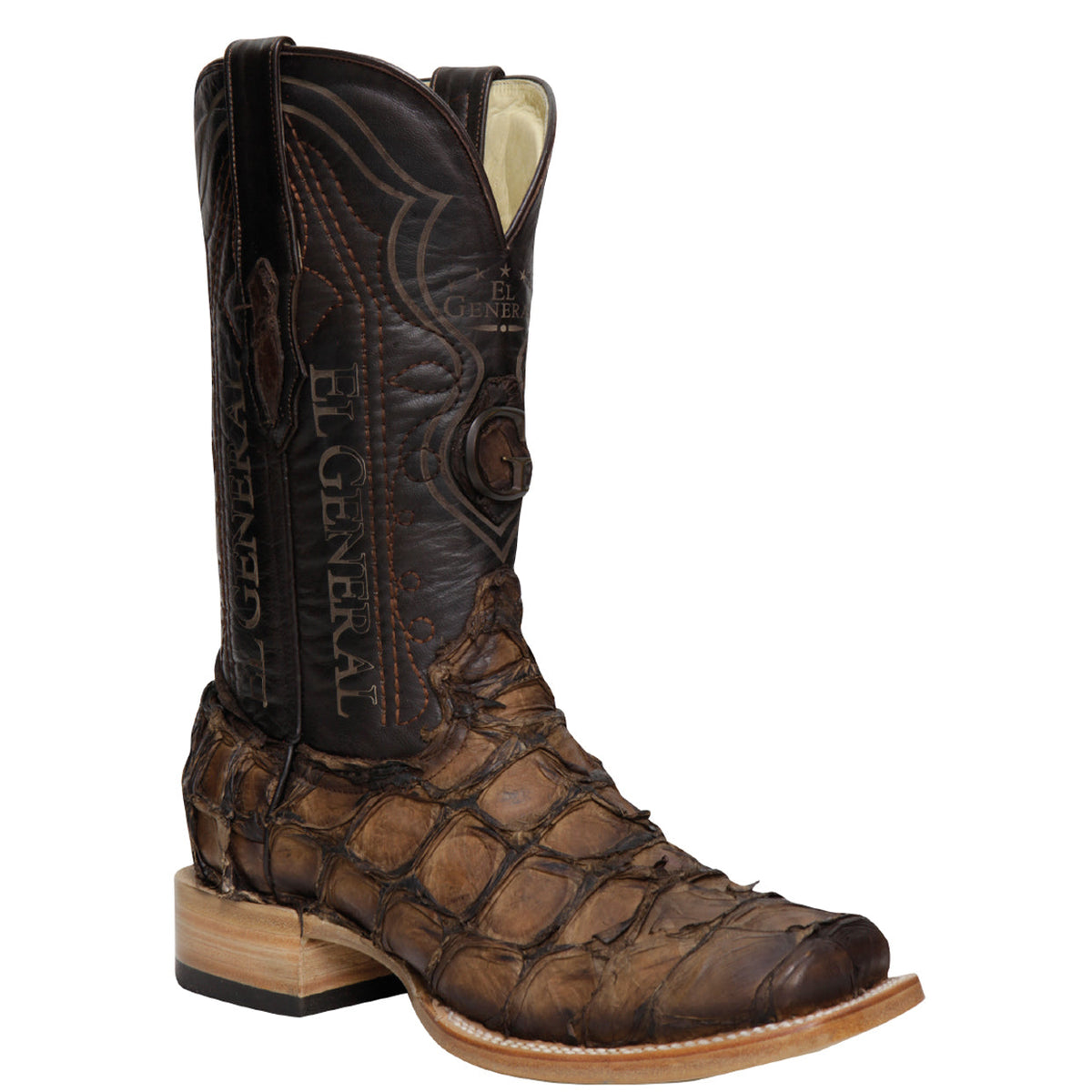 Monster Fish Brown Pirarucu Boots