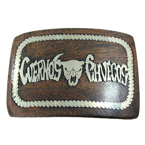 Handmade Cuernos Chuecos Cowboy Buckle
