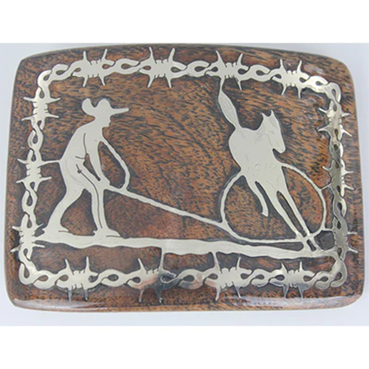 Handmade Manganas A Pie Charro Western Buckle