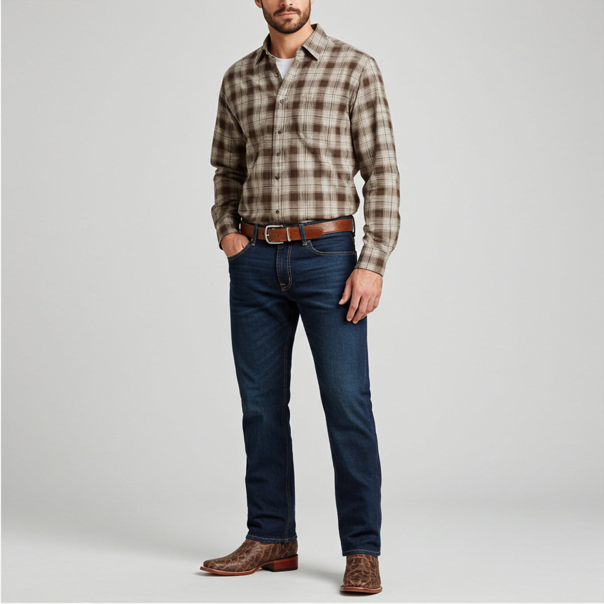 Pirarucu Cowboy Boots