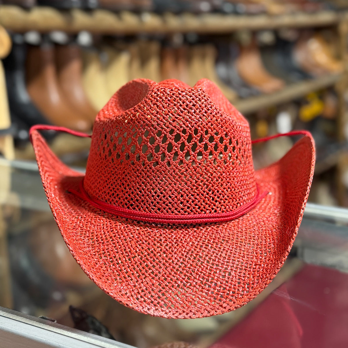 Red Cowgirl Hat