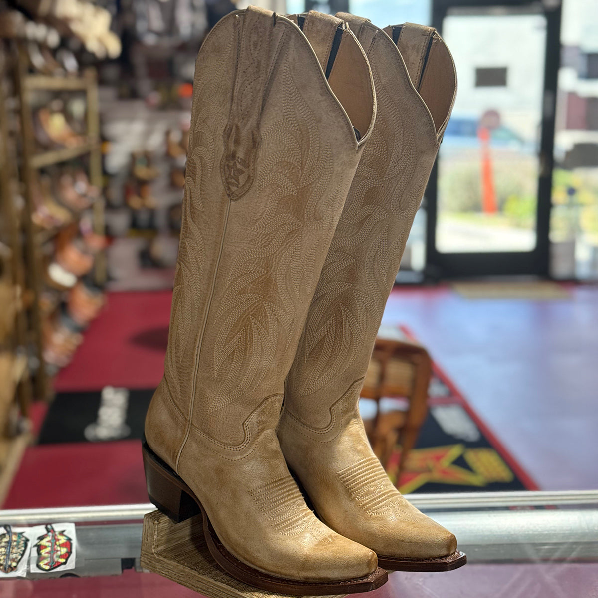 Vintage Honey Knee High Boots