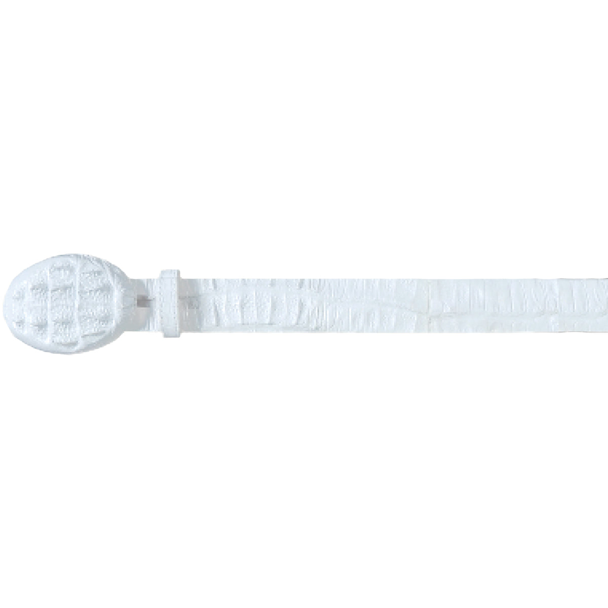 White Crocodile Belt