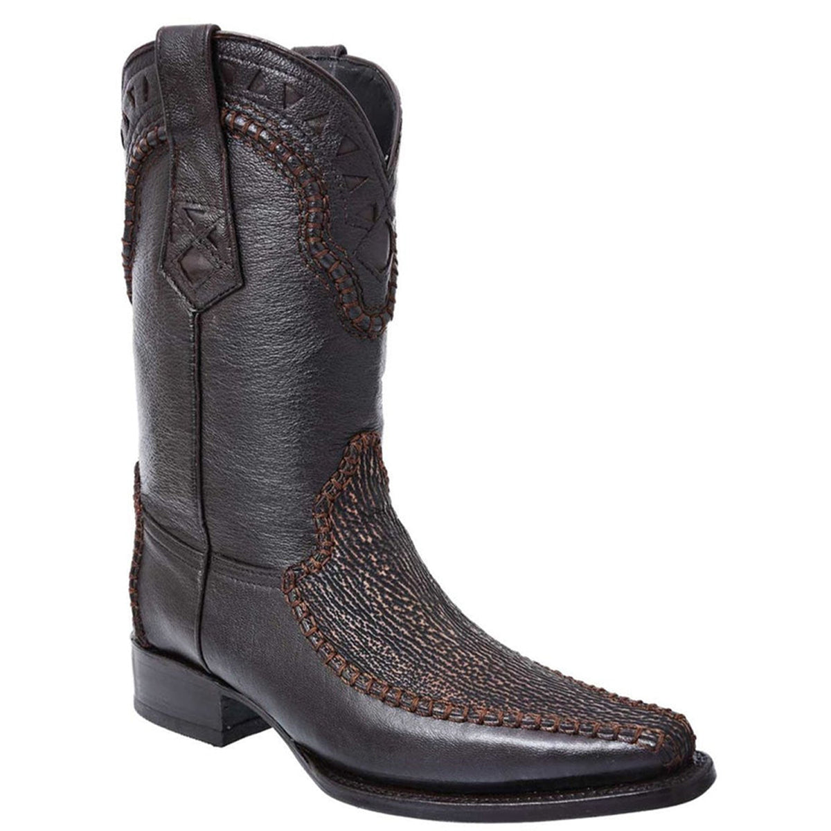 Men's Brown Shark Skin Cowboy Boots