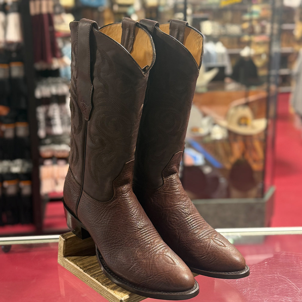 Brown Bull Shoulder Boots