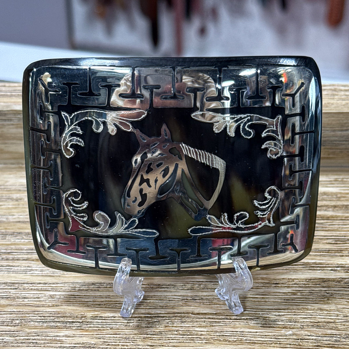 Handmade Horse Head Belt Buckle