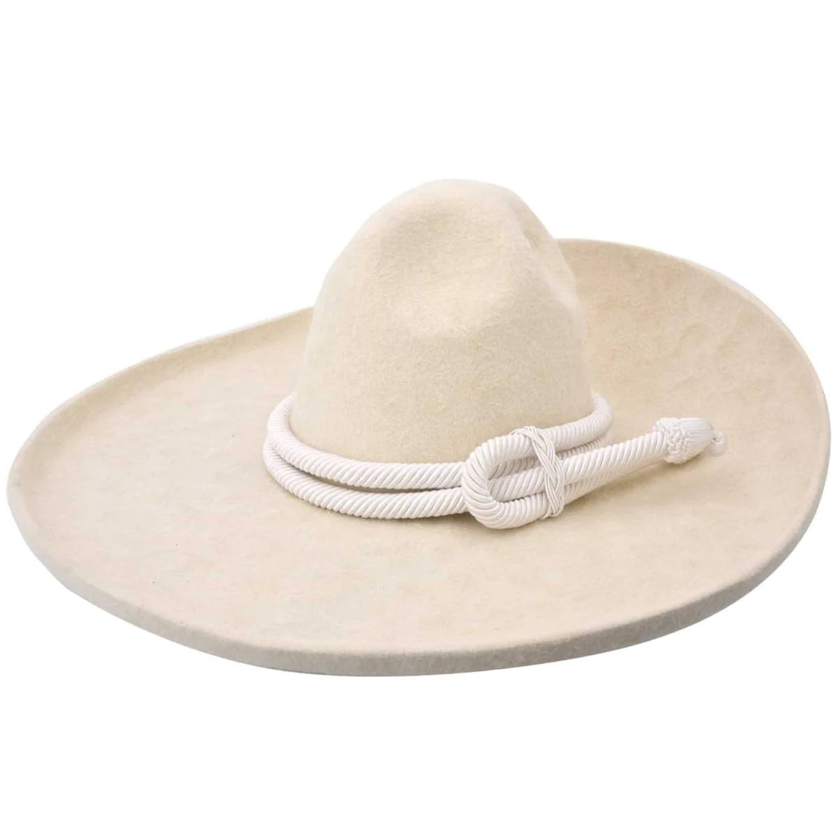 Handmade Sombreros Charros Pelo De Conejo Beige