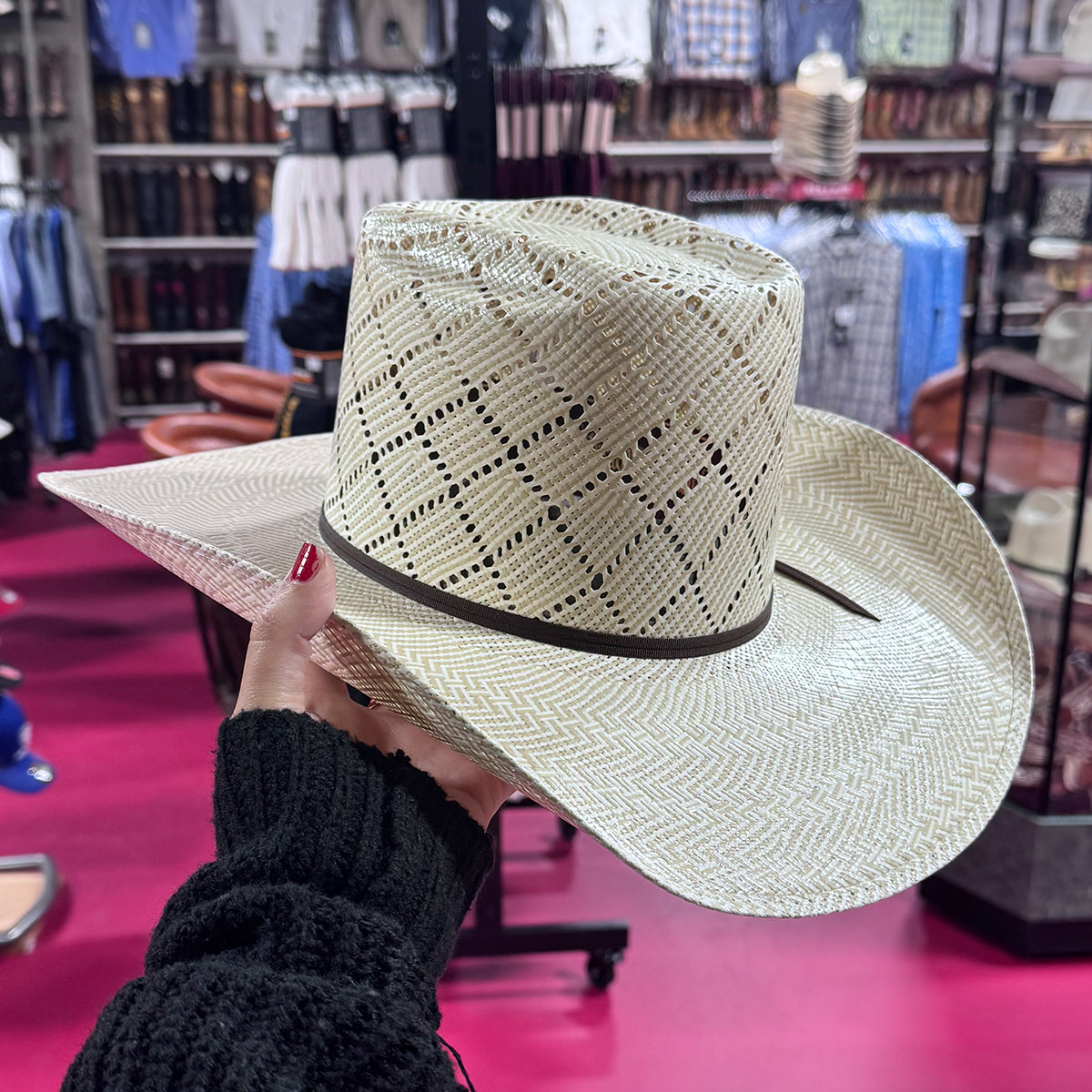 Brick Crown Cowboy Hat