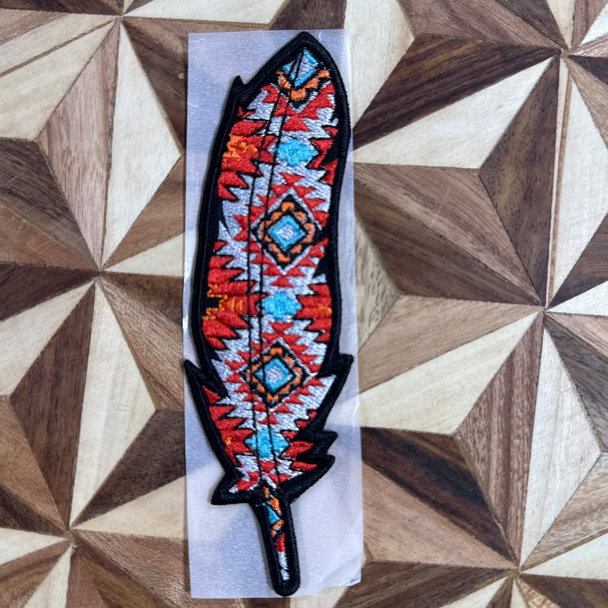 Handmade Feather Cowboy Hat Patches