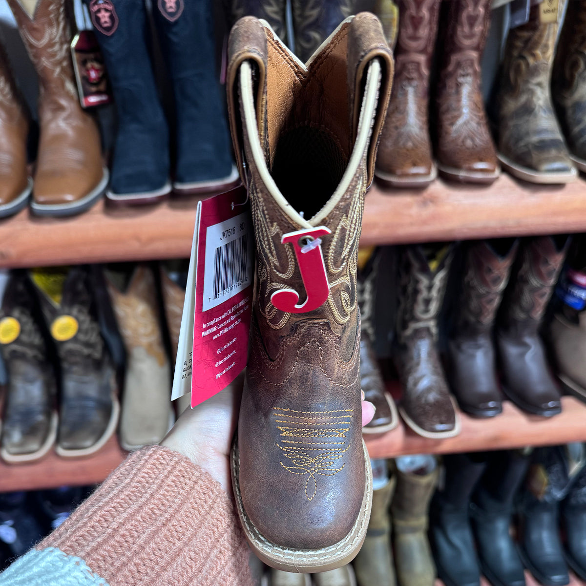 Justin Boots Kids Cowboy Boots Canter Junior