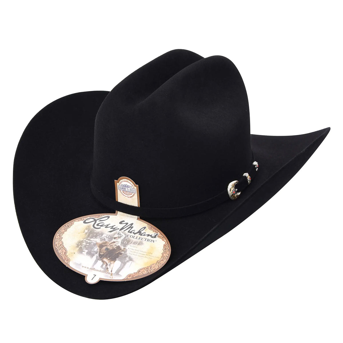 Real 6x Black Felt Hat