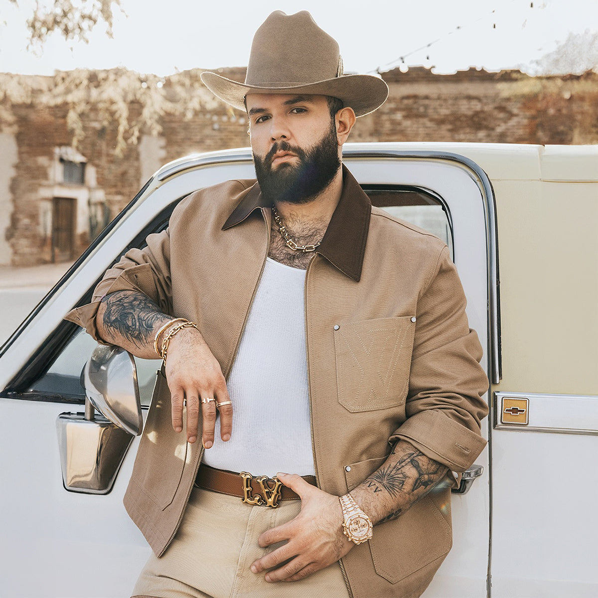 Carin Leon Hat Camel