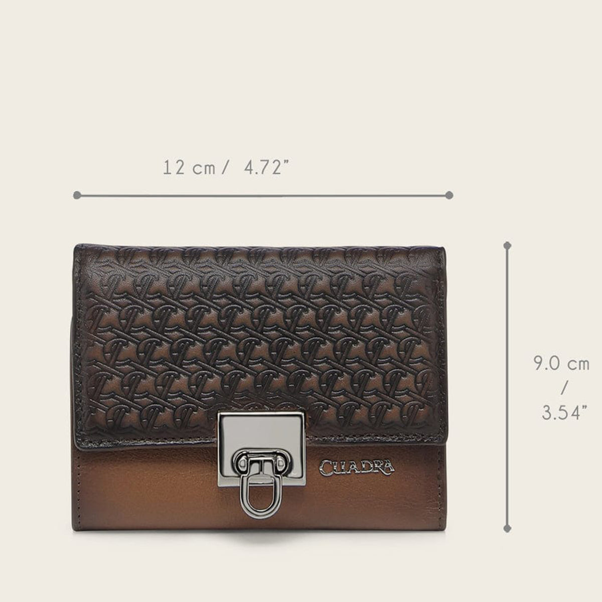 Ladies Chocolate Laser Wallet