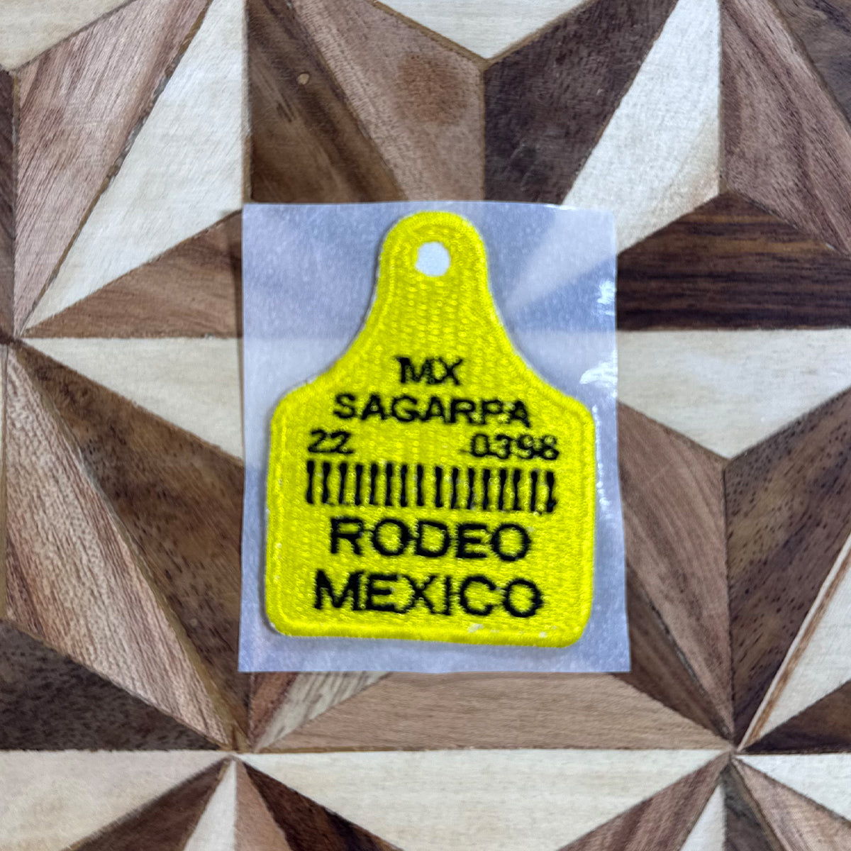 Handmade Cattle Tag Cowboy Hat Patches