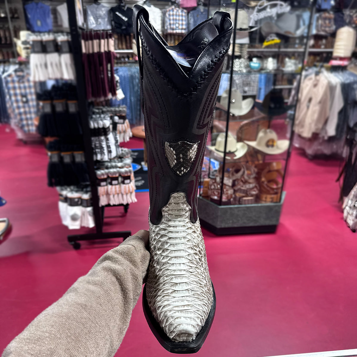 Snake Skin Cowboy Boots