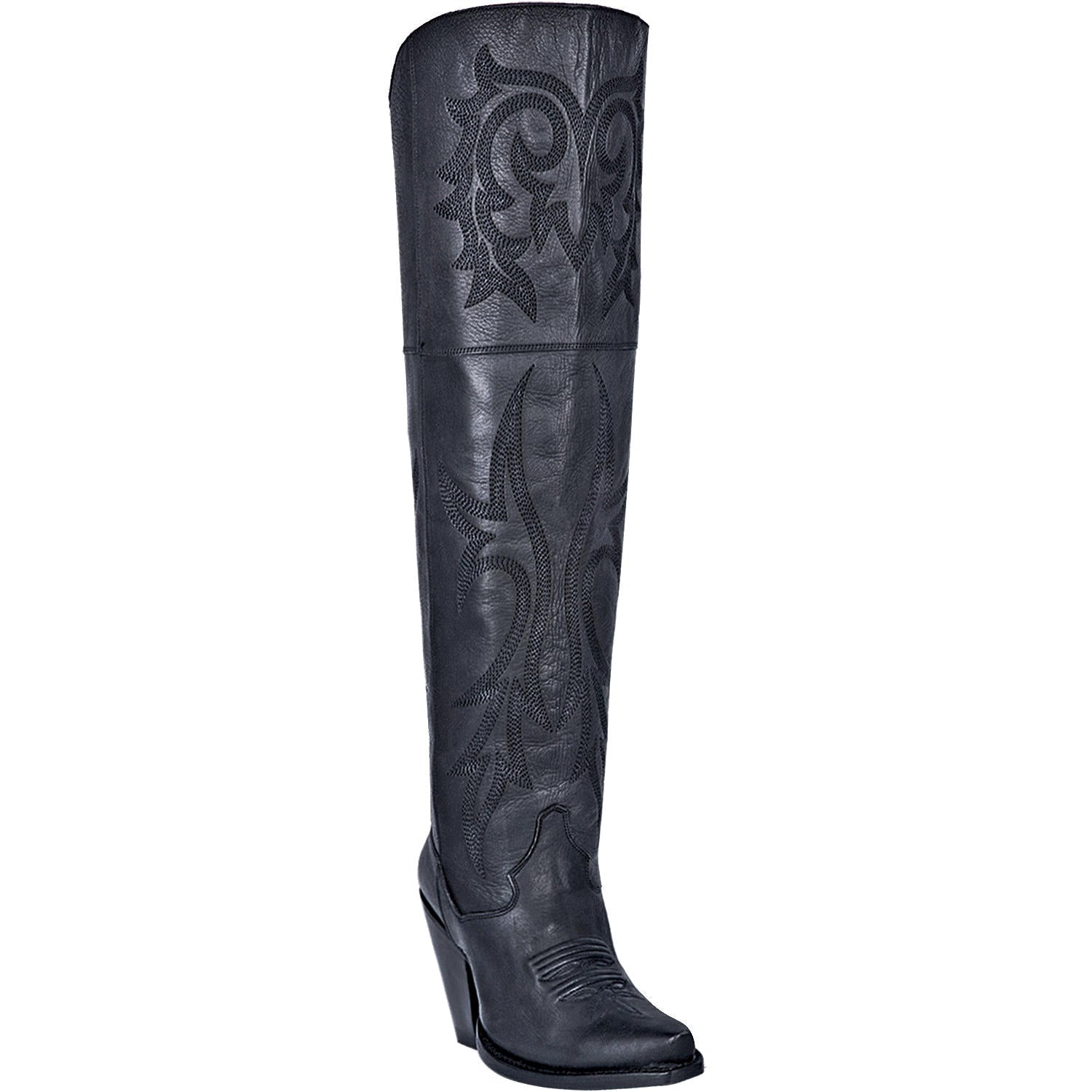 Dan Post Jilted Black Tall Boots