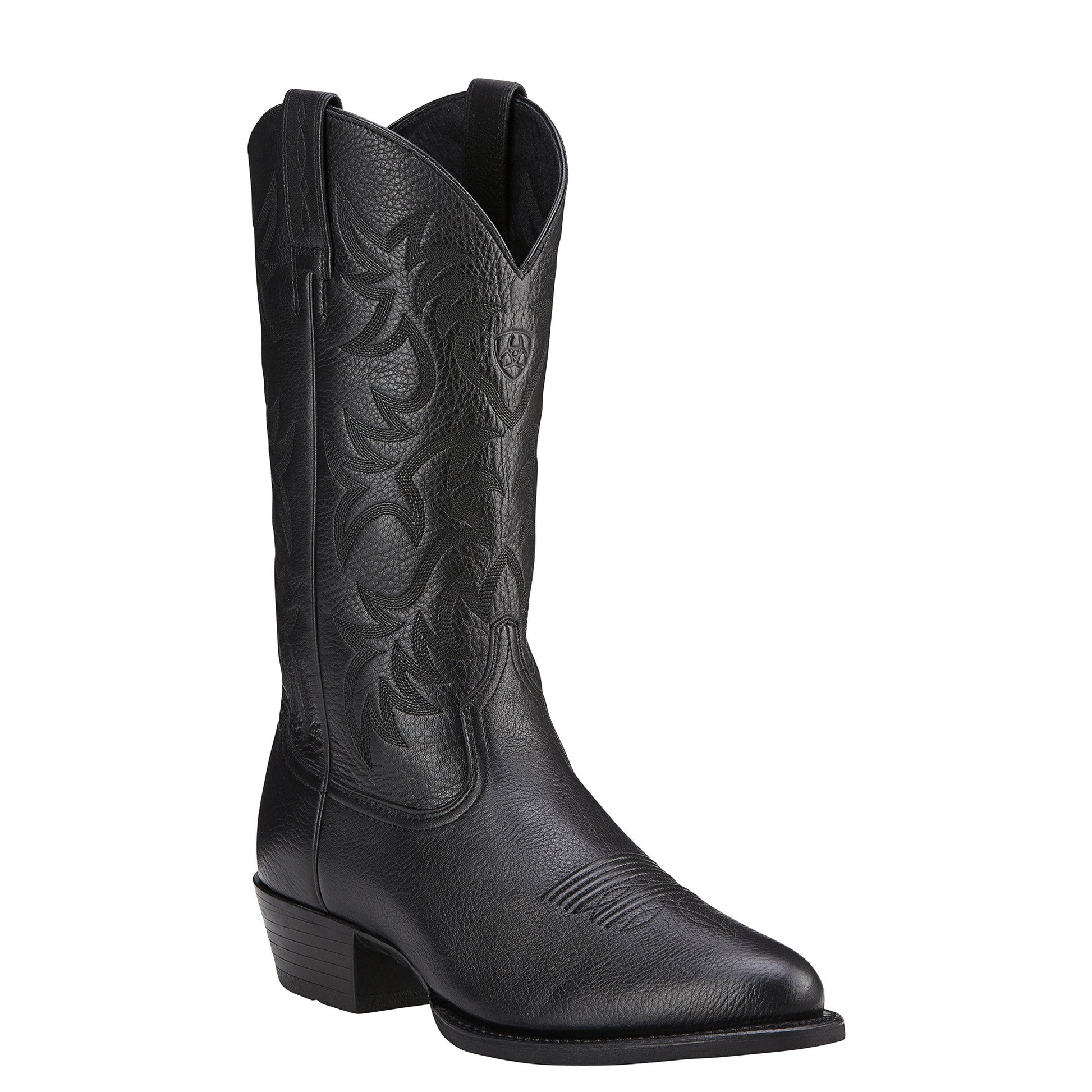 Ariat Black Cowboy Boot Heritage R Toe
