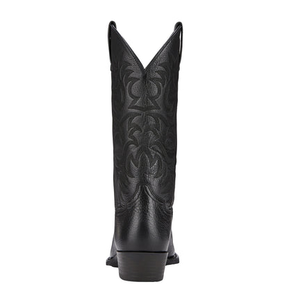 Ariat Black Cowboy Boot Heritage R Toe