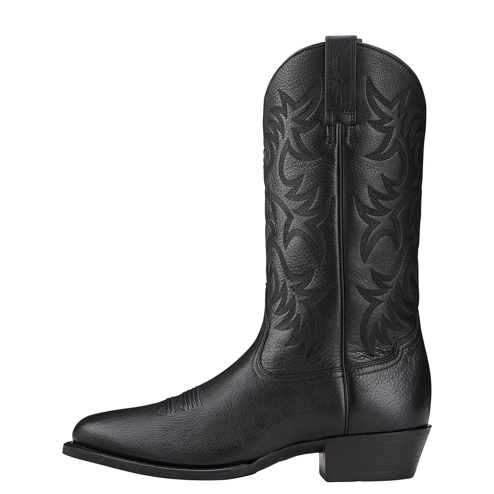 Ariat Black Cowboy Boot Heritage R Toe