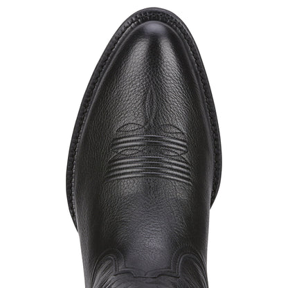 Ariat Black Cowboy Boot Heritage R Toe