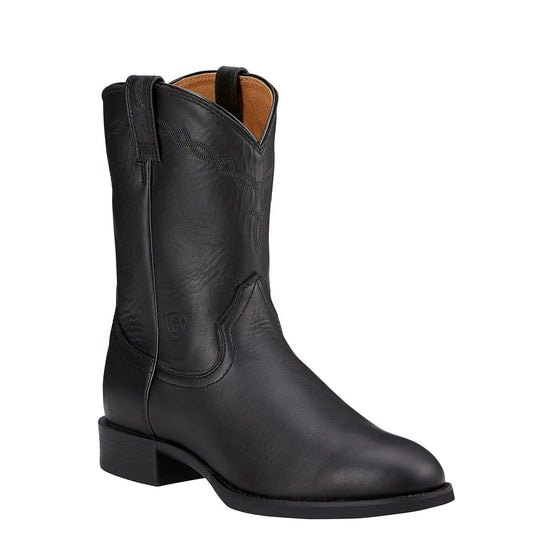 Ariat Men's Black Heritage Roper Boots