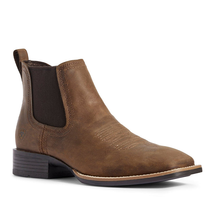 Ariat Booker Ultra Western Boot Distressed Tan