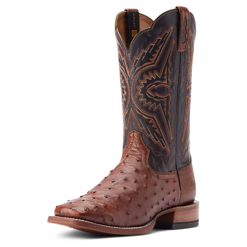 Ariat Cinnamon Full Quill Ostrich Boots