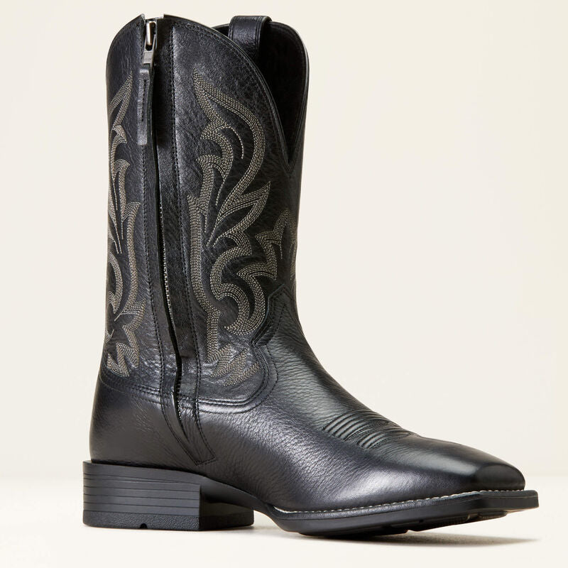 Ariat Slim Zip Ultra Black Cowboy Boots