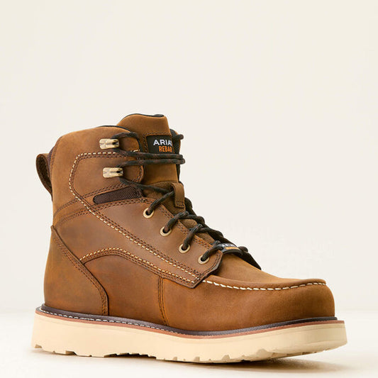 Ariat Rebar Wedge Moc Toe 6" Waterproof Work Boot