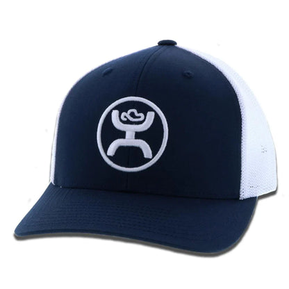 HOOey O Classic Navy & White Snapback