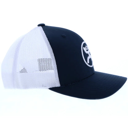 HOOey O Classic Navy & White Snapback