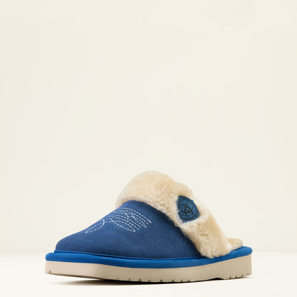 Ariat Denim Suede Women's Jackie Square Toe Slipper