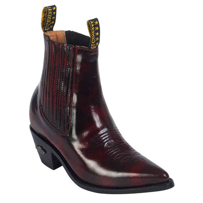  Men's Pointed Toe Western Ankle Boot