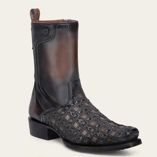  Men's Two Tone Woven Boot