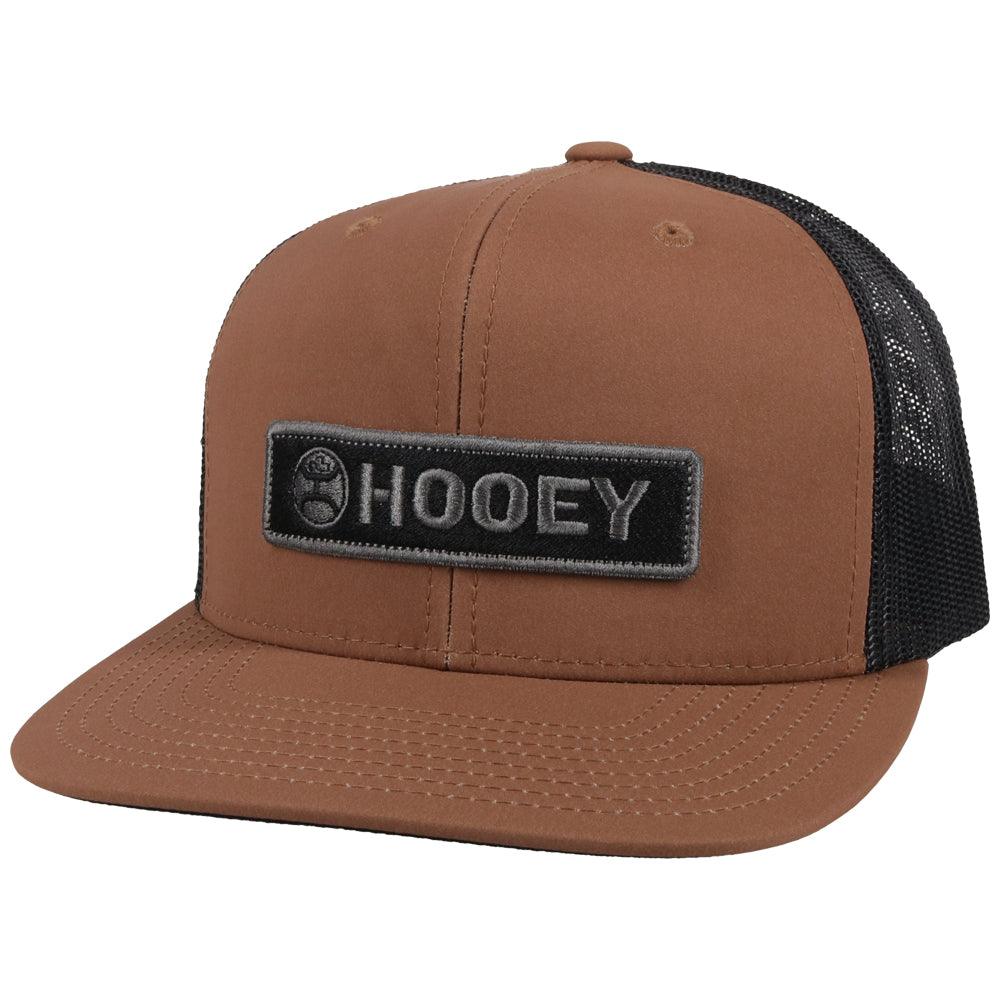 HOOey Black & Brown Snapback Cap Lockup