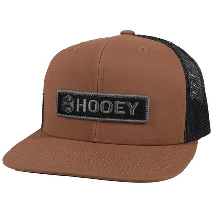 HOOey Black & Brown Snapback Cap Lockup