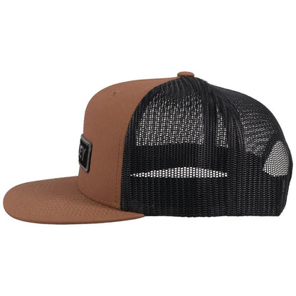HOOey Black & Brown Snapback Cap Lockup
