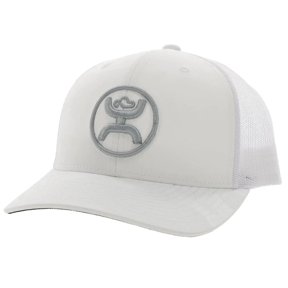HOOey White Snapback Cap O Classic