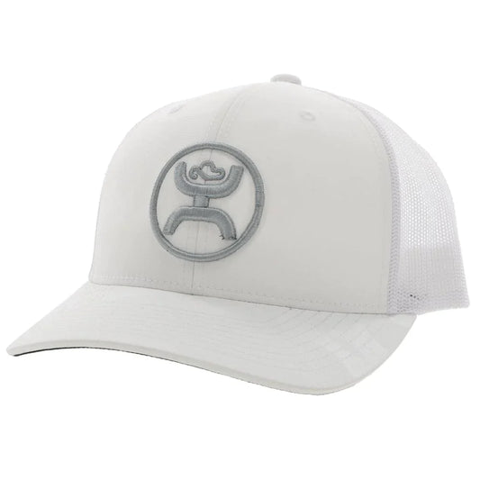 HOOey White Snapback Cap O Classic