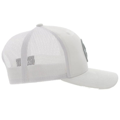 HOOey White Snapback Cap O Classic
