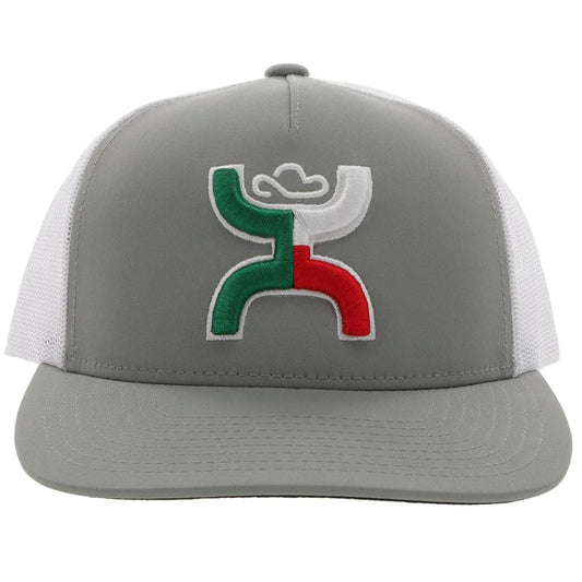HOOey BOQUILLAS GREY/WHITE HAT