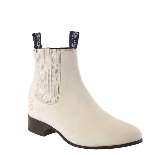 Natural Suede Ankle Boots