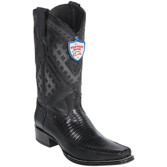  Lizard Mens Cowboy Boots European Toe