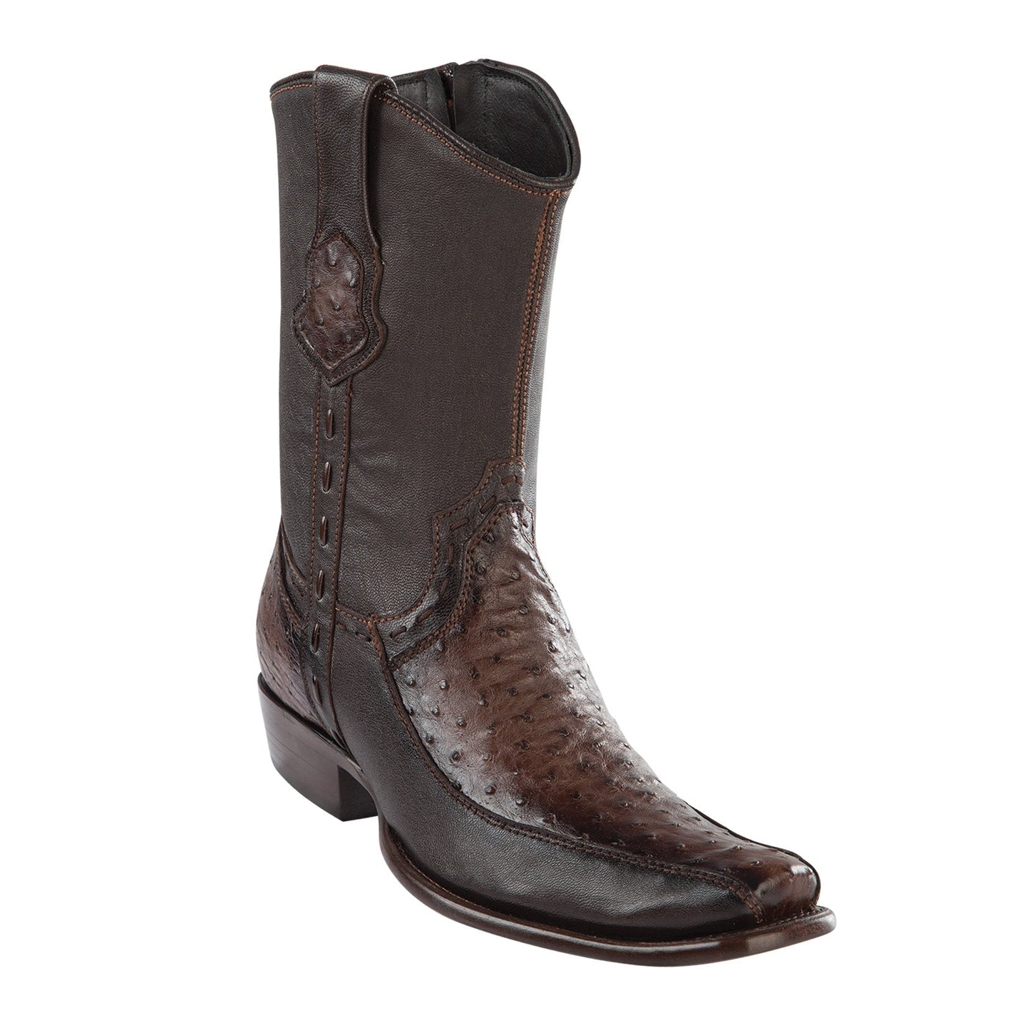  Ostrich Short Cowboy Boots