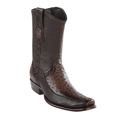  Ostrich Short Cowboy Boots