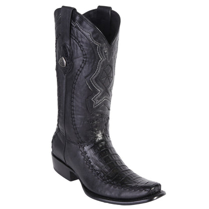  Western Boots Caiman Belly Semi Square Toe